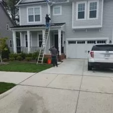 House wash and gutter whitening Raleigh, NC 1