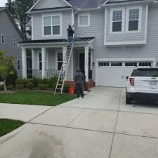 House wash and gutter whitening Raleigh, NC 2