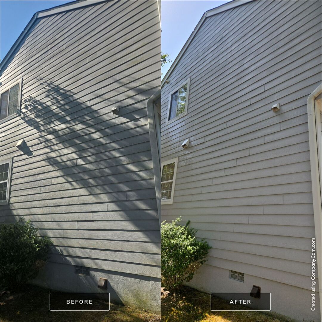 Exterior soft washing in raleigh nc