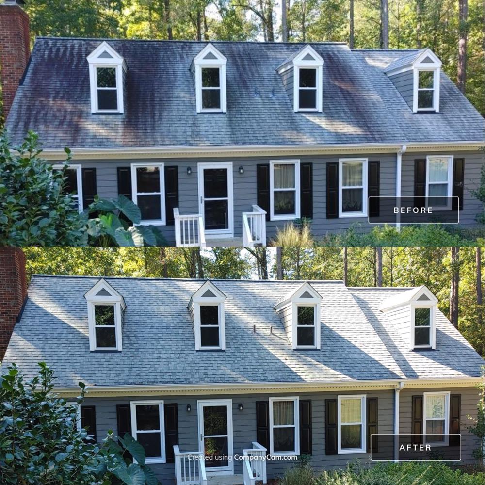 Roof cleaning raleigh nc